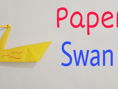 How to make a paper swan | easy craft | DIY origami.paper craft |swan from paper