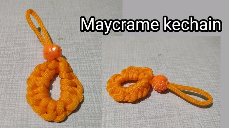 How to make a paracord  Key chain.DIY