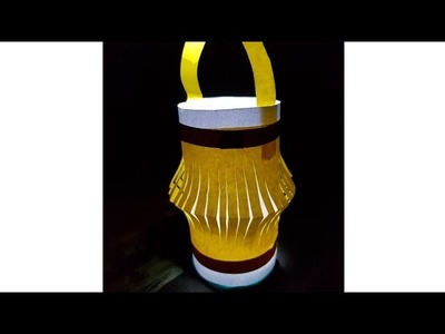 How to make Paper lantern???? for diwali #lantern #madewithpaper  #easy #paperlantern #shorts