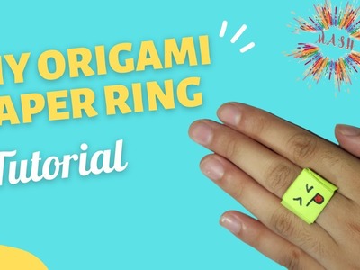 How To Make Simple DIY Origami Paper Ring | Easy Paper Craft Ideas