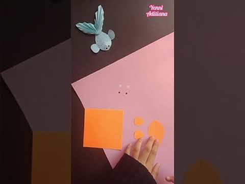 Paper Fish - Easy Paper Craft || Tutorial #Shorts