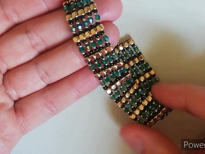 Perlen armband selber machen  how to make beaded bracelet #5min_craft#diy#beadingtutorial#jewelry