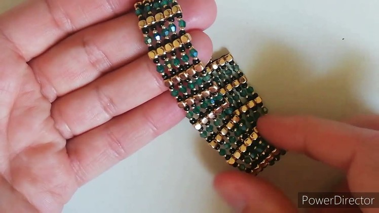 Perlen armband selber machen  how to make beaded bracelet #5min_craft#diy#beadingtutorial#jewelry