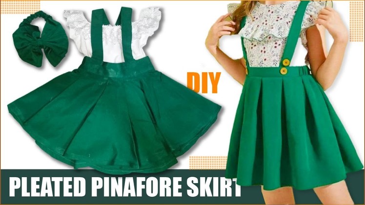 PINAFORE DRESS Tutorial | DIY APRON DRESS for BABY GIRL