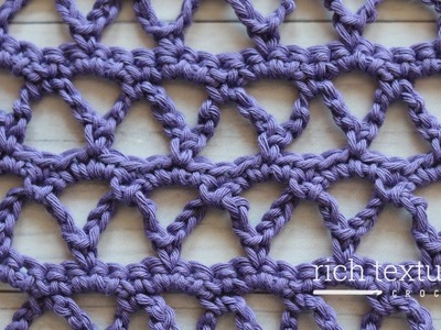 Ruled Lattice Stitch | How to Crochet