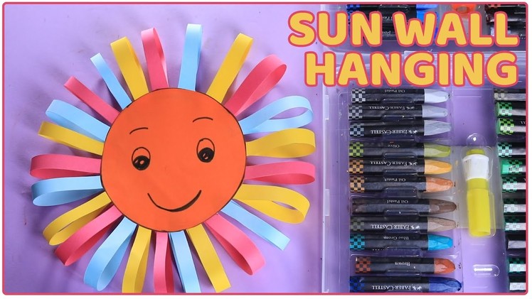 Sun Paper Craft | EASY CRAFT IDEAS | School Craft Idea. DIY Craft. School hacks. Origami craft