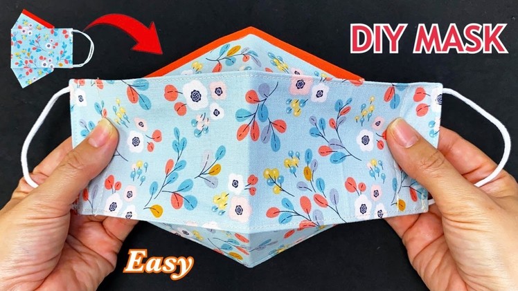 Very Easy New Style 3D Mask????????Diy Breathable Face Mask Sewing Tutorial | How to Make Simple 3D Mask |