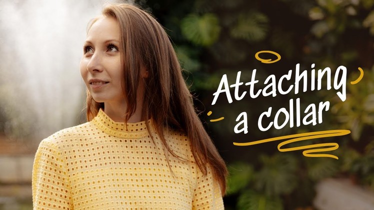 Attaching a collar | DIY step by step tutorial | Dress Lola