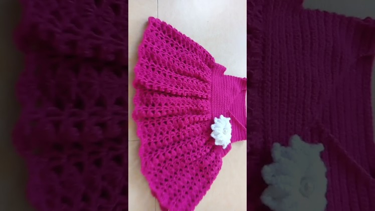 Beautiful crochet frock full video on YouTube channel ????