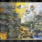 Counted Cross Stitch Pattern  the legend of zelda map 441*294 stitches CH1125