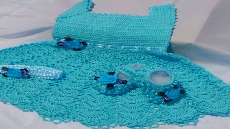 Crochet Baby Dress - with Subtitles