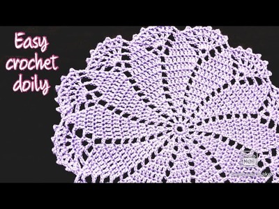 Crochet doily tutorial. thaposh crochet pattern