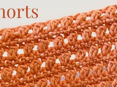 Crochet new 3D stitch 155 | #Shorts | #youtubeshorts | #stitches | #crochetshorts