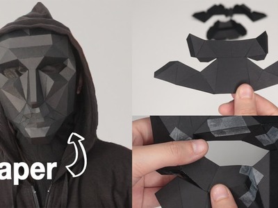 DIY Front Man Mask out of PAPER (free template) | Karagamii