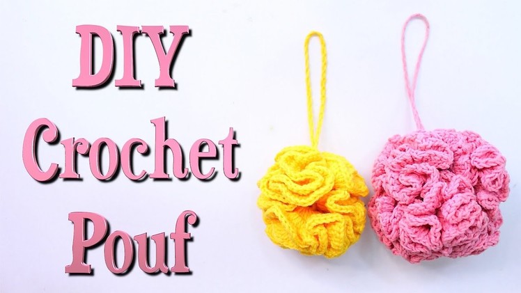 ????????  DIY : How to Crochet Bath Pouf. Loofah - Beginners Friendly + Free Pattern ????Save Money????