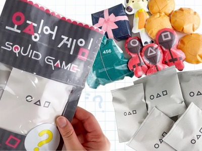 DIY Squid Game Paper Squishy Blind Bags [FREE Template]