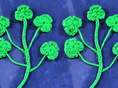Dream Idea | How To Crochet Simple Leaves and Beautiful Design Tree | Crochet Place