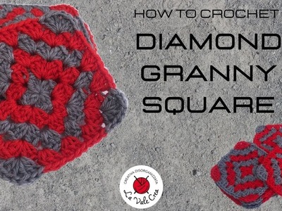 [ENG] CROCHET Tutorial Diamond Granny Square | La Vale Crea