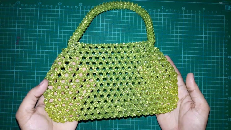 Homemade Beaded Purse Bag NEW Design 04 || Beads Bag Design || Beaded Purse Design