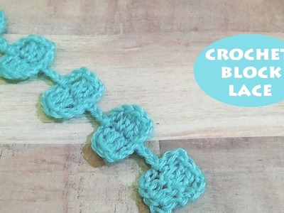 How to crochet a block lace? | Crochet With Samra
