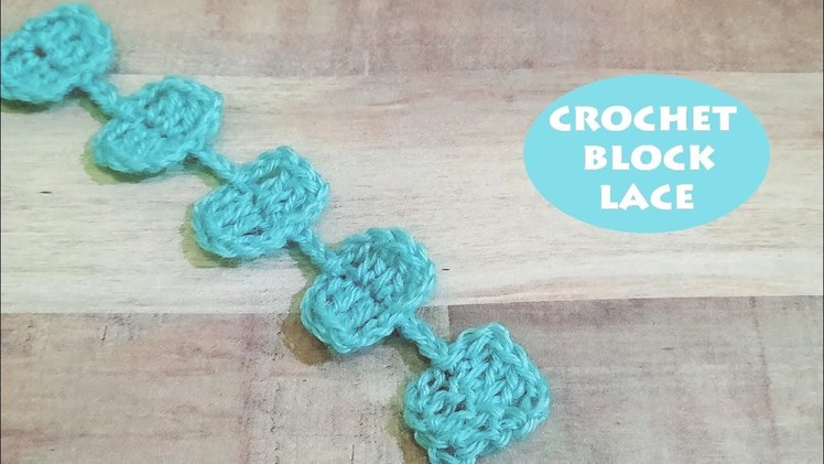 How to crochet a block lace? | Crochet With Samra