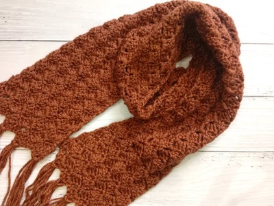 How to crochet a scarf | crochet scarf for men