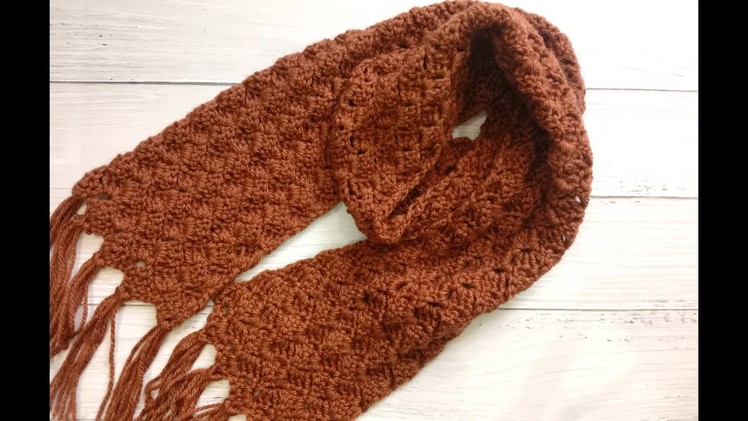 How to crochet a scarf | crochet scarf for men