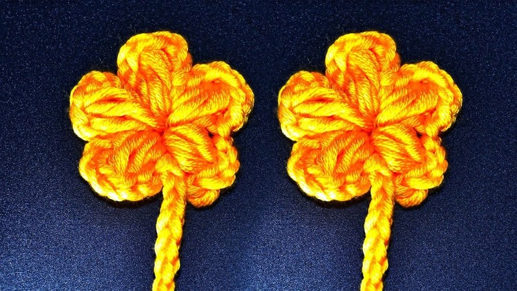 How To Crochet Simple Flower For Some Clothes | How To Crochet | Crochet Place