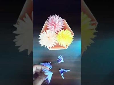 How to make paper Flower || Paper Craft || DIY Paper Flower #shorts