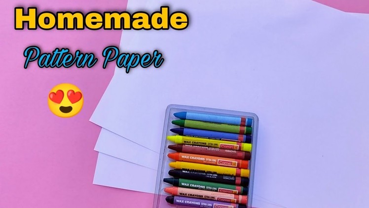 How to make Pattern Paper. 4 design