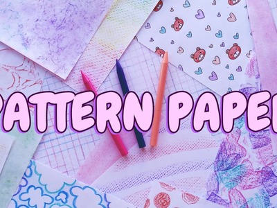 HOW TO MAKE PATTERN PAPER AT HOME ???? PAINTING WITH CRAYONS (1)