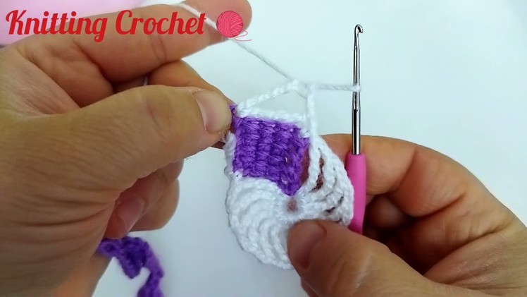 RİGHT  HAND.EASY CROCHET HAİR BAND #easycrochethairband #knittingcrochet