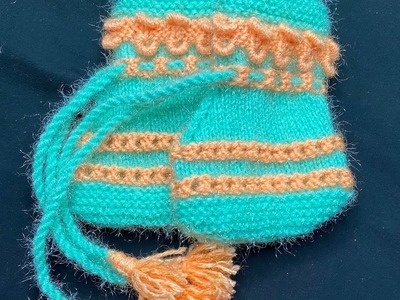 Socks design for baby boy.knitting pattern for baby socks
