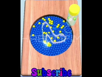 Sorting Beads: Stencil fill - Part 2 | #shorts #funny #kid #kids #ball #puzzle #emoji #puzzle