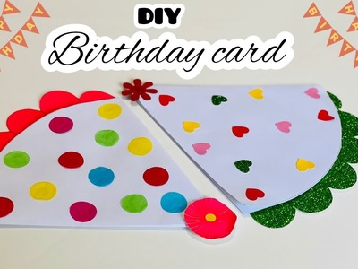 Unique & Cute Birthday Card idea. Simple DIY Birthday card.#shorts