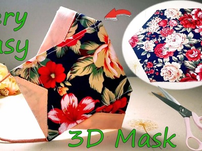 Very Easy! ???? 3D Face Mask New | DIY Best Breathable Mask | Face Mask Sewing Tutorial | DIY Face Mask