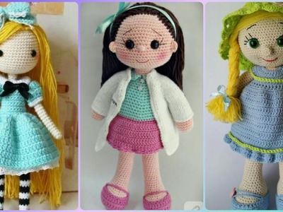 Crochet dolls patterns-Top class handknitted crochet dolls pattern