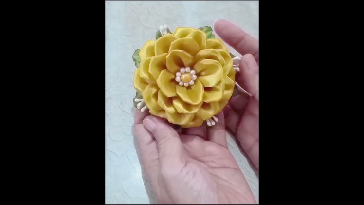 DIY Bunga Kanzashi | How to make kanzashi flower