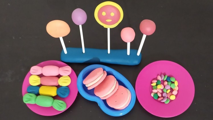 DIY how to make miniature candies,sweets. with polymer clay | clay sweets????????????