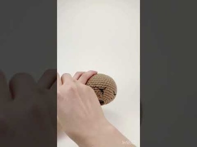 How to embroider eyes on crochet amigurumi dolls