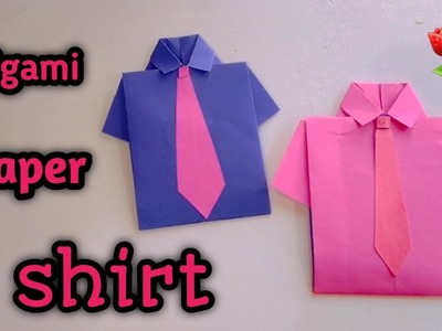 How to make a Paper Shirt || DIY origami Paper Craft || Easy Crafts || FON Arts and Craft