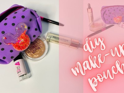 How to make Makeup pouch at Home || no sew makeup Bag || Makeup Bag tutorial
