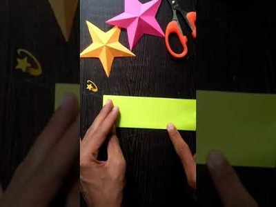How To Make Origami Paper Star. #short #shortvideo #firstshortvideo #youtubeshort #ytshortsindia
