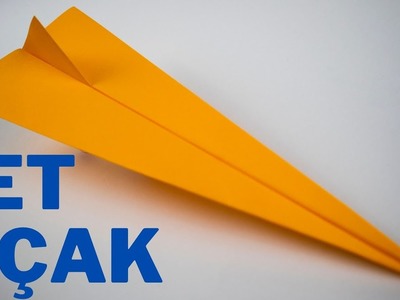 Kağıttan Jet Uçak Yapımı | Kağıt Uçak Nasıl Yapılır? 4K