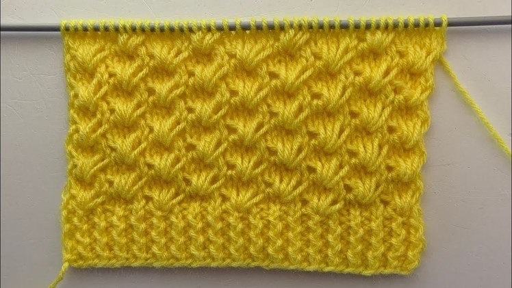 Knitting Stitch Pattern For Baby Sweater.Jacket
