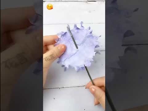 Making flowers with paper.tonni art and craft. tonni gifts #shorts ...