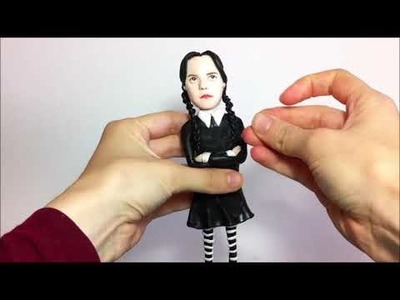 Making Wednesday Addams Family Craft