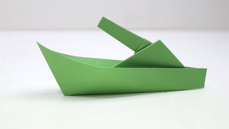 Origami Battleship Tutorial - Paper Boat Making Step by Step - Warship