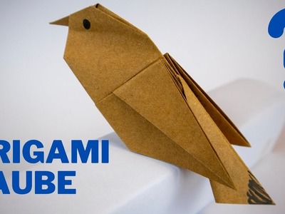 Origami Taube Falten (einfach). DIY Origami Taube - 4K ????