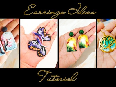 POLYMER CLAY EARRINGS TUTORIAL FOR BEGINNERS (FOR BUSINESS) Ep.1| Lovicraft
